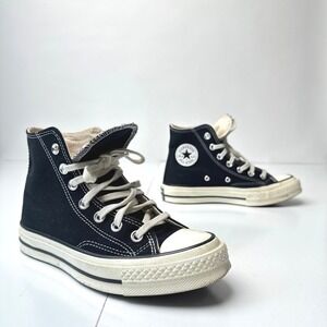 Converse Chuck 70 High Top Black Canvas Sneakers 162050C Womens 5.5